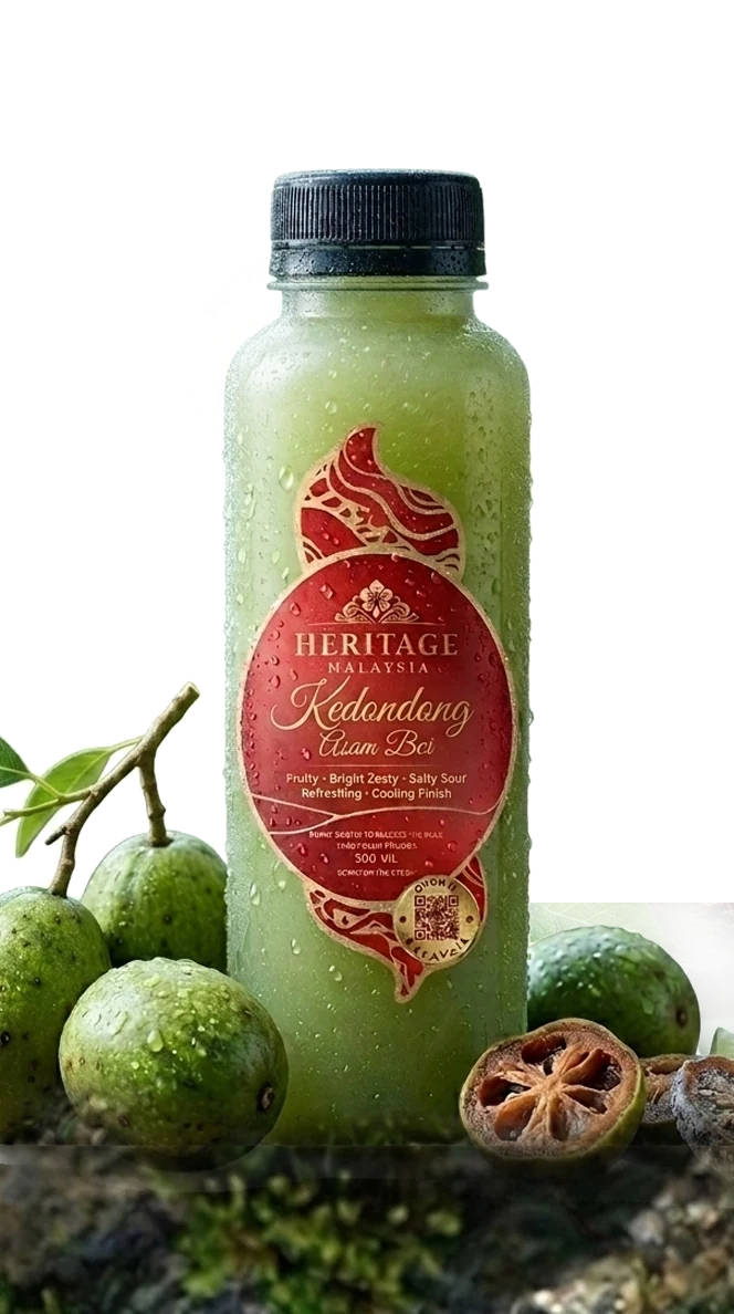 Heritage Kedondong Asam Boi bottle